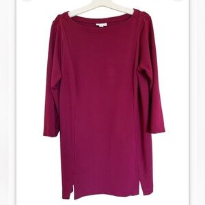 J. Jill Ponte Knit Tunic Top